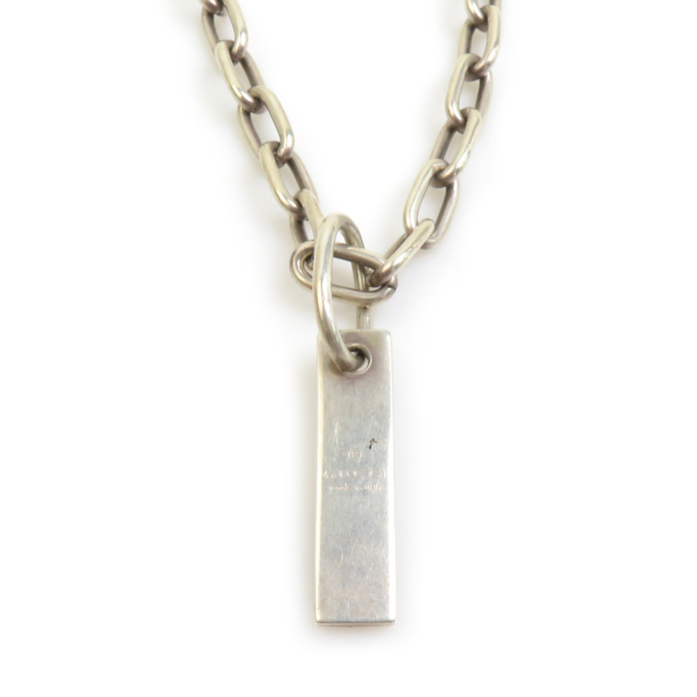 Gucci necklace, sterling silver (925), men's, h32532a